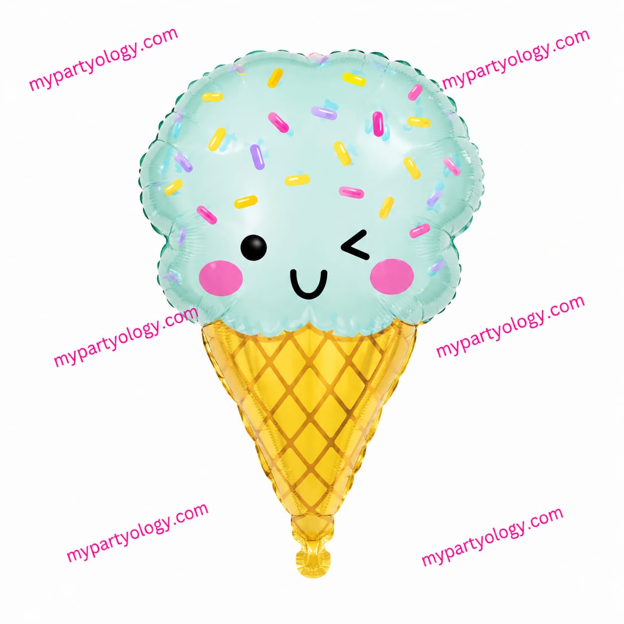 Ice-Cream Blue 24'' Foil Balloon