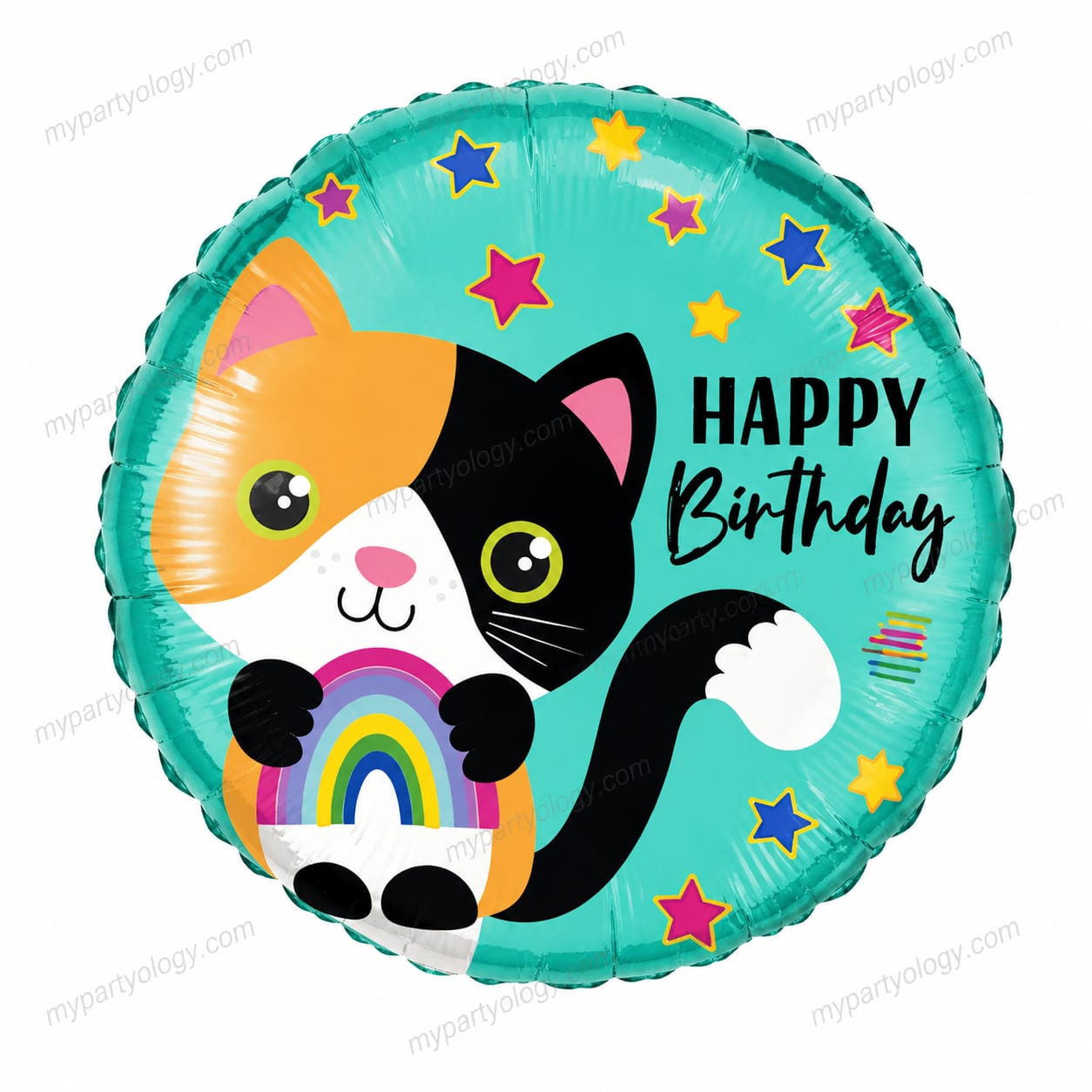 Happy Birthday Cat 18'' Foil Balloon