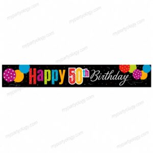Birthday Cheer 50 Foil Banner