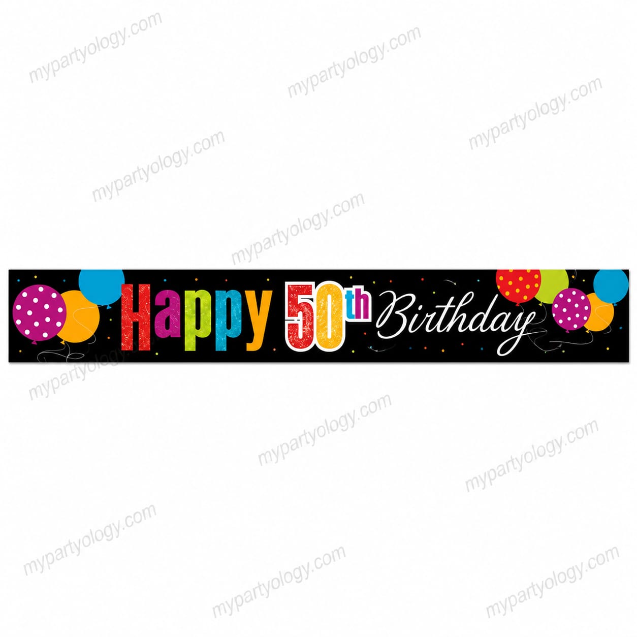 Birthday Cheer 50 Foil Banner