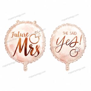 She Said Yes/Future Mrs Double Print 20'' Foil Balloon