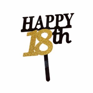 Happy 18th Birthday Cake Topper