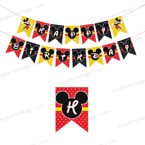 Mickey Mouse Birthday Banner