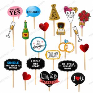 Pre-Wedding 3 Photoprops (Pack of 21)