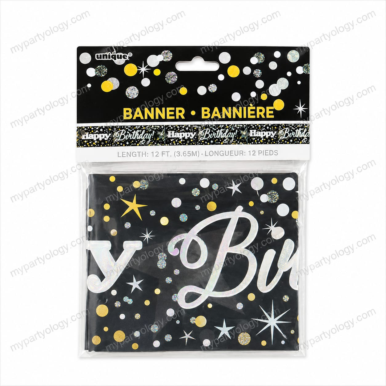 Glittering Birthday Foil Banner - Image 2