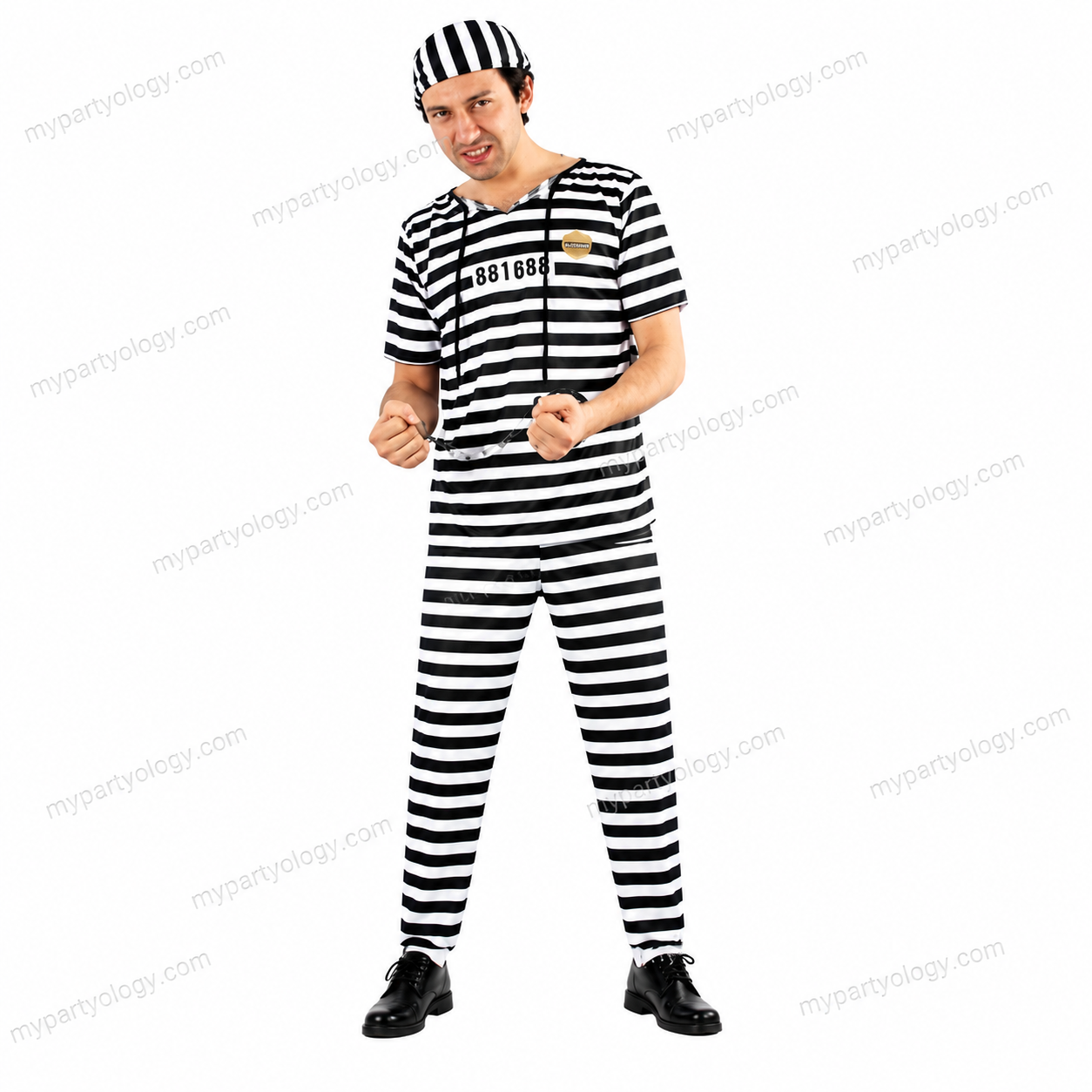 Male Adult Prisoner Costume
