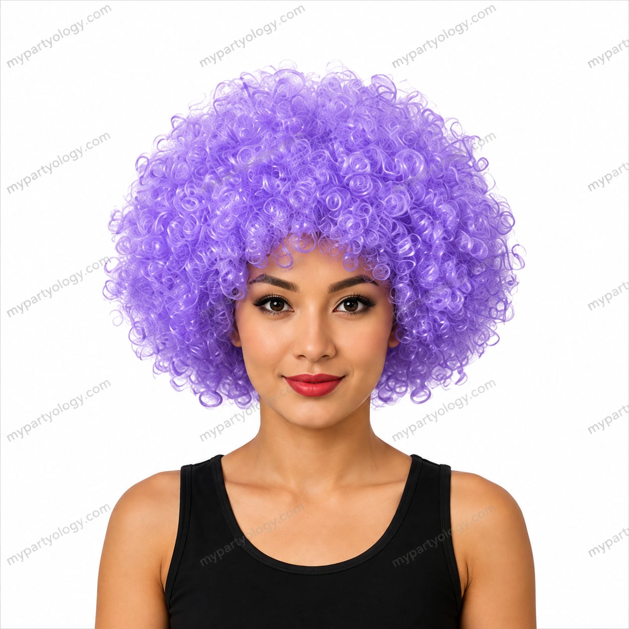 Afro/Malinga Purple Wig (Pack of 1)
