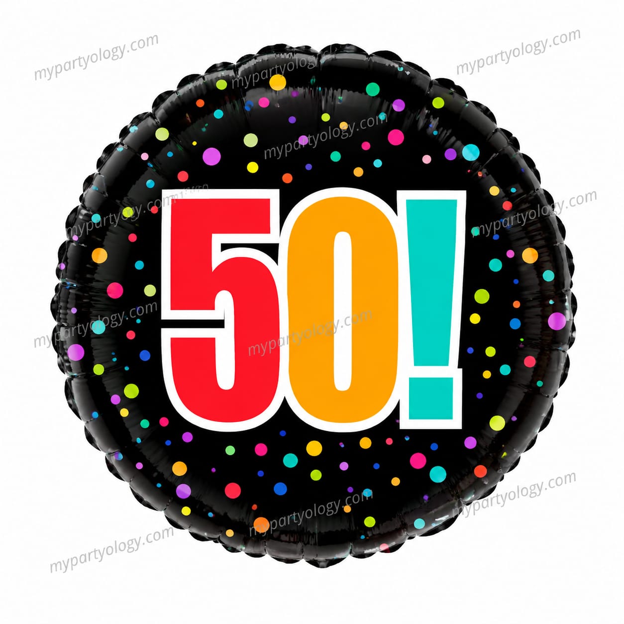 50th Birthday/Anniversary Cheer 18'' Foil Balloon (Unique)