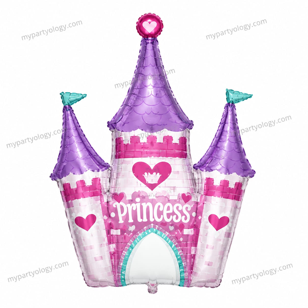 Princess Castle 36" Foil Balloon (Kaleidoscope)