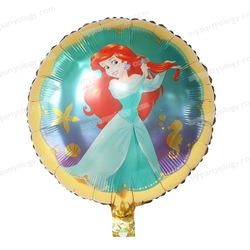 Ariel The Little Mermaid Princess 18" Foil Balloon