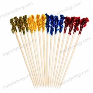 Colourful Frill Picks Set (Pack of 50)