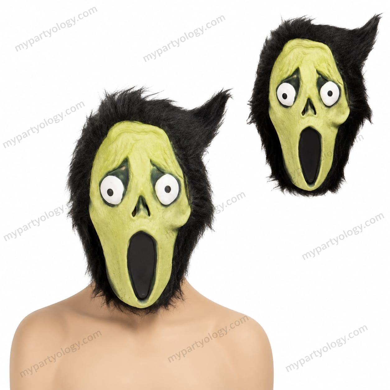 Scream Glow In The Dark Full Face Silicon Mask