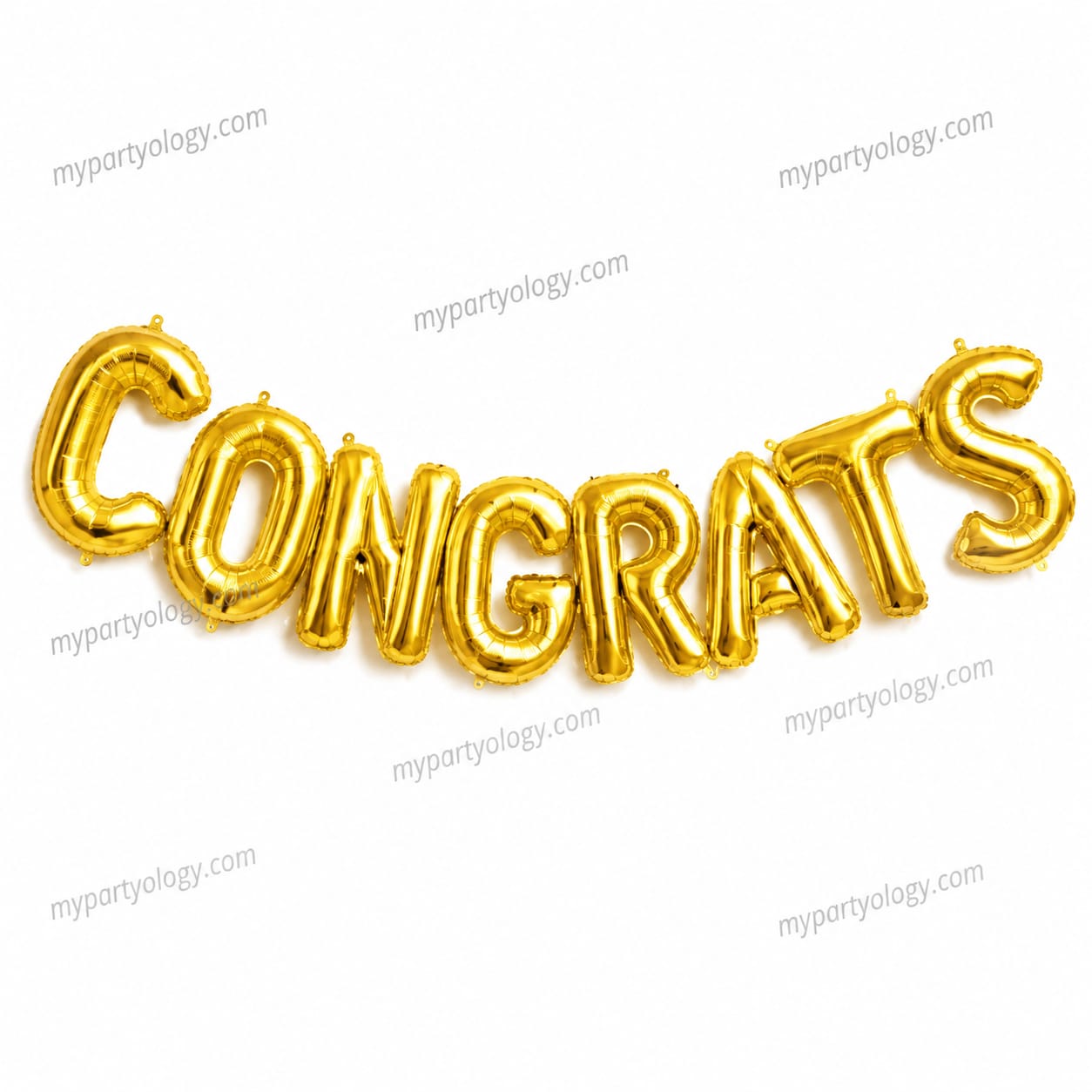 Congrats Gold 16'' Foil Balloon Banner