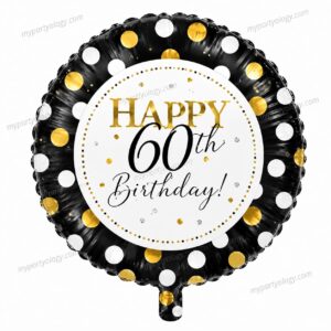 Happy 60th Birthday 18" Foil Balloon (Anagram)