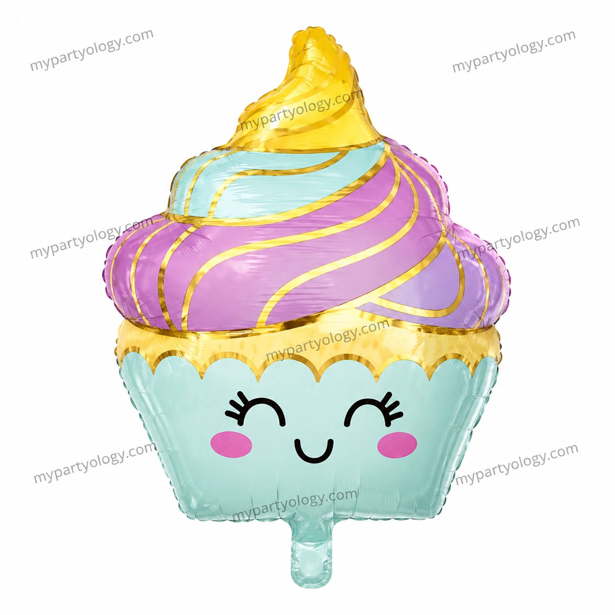 Pastel Cup Cake 22" Foil Balloon