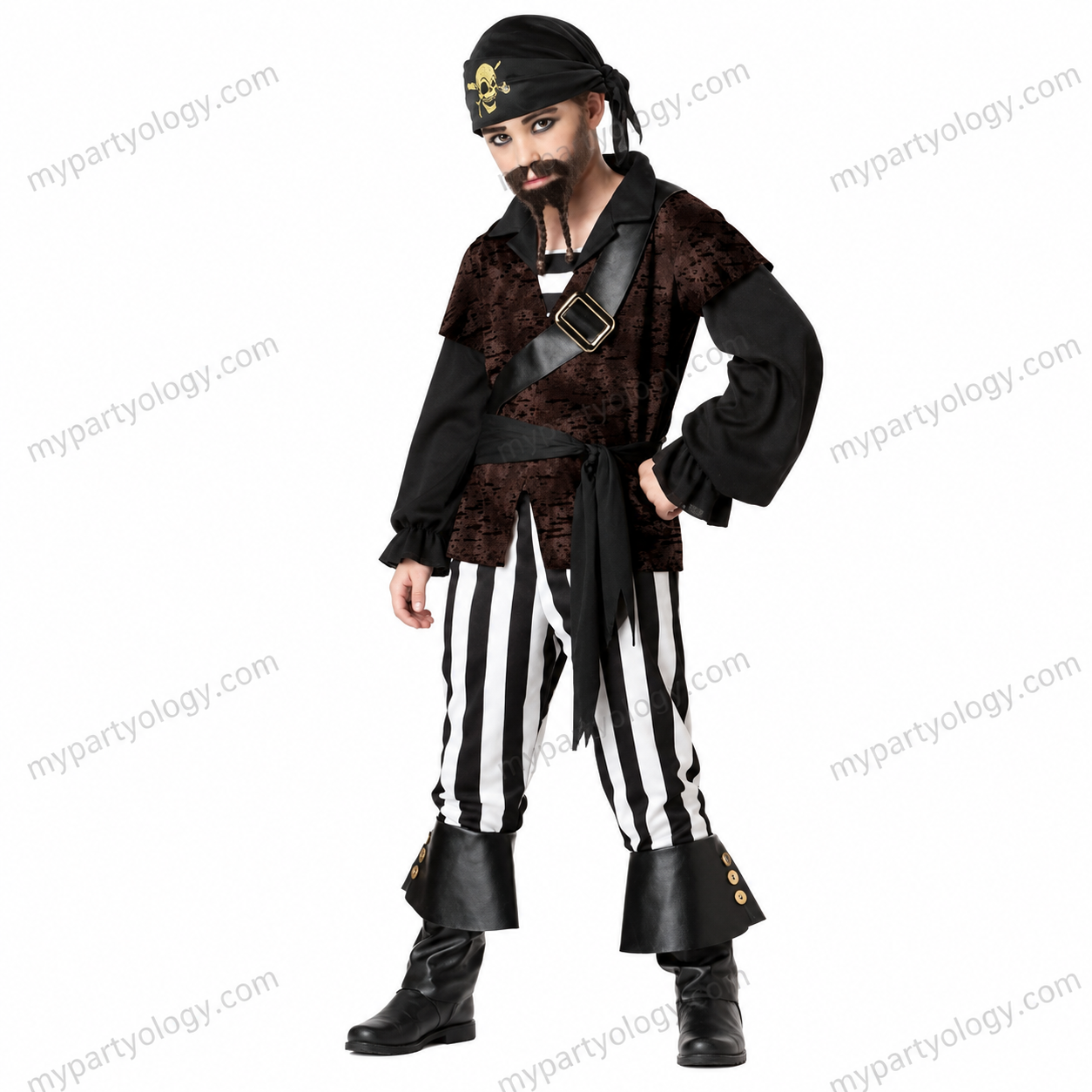 Pirate Kids Black Costume