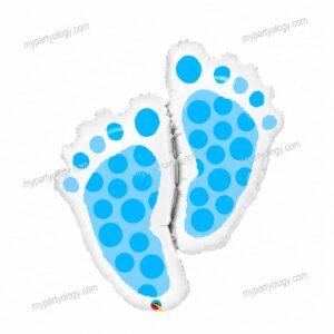 Baby Boy Blue Feet 24" Foil Balloon