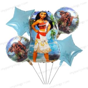Moana Foil Balloon Set (Pack of 5)