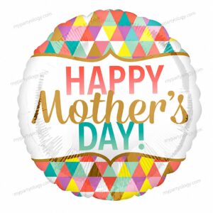 Happy Mother's Day Kaleidoscope 18'' Foil Balloon