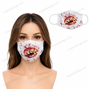 Bloody Teeth Mouth Cloth Mask