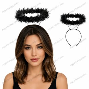 Black Halo Headband (Pack of 1)