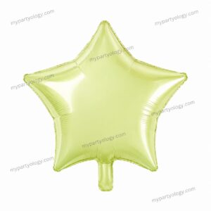 Pastel Green Star 18'' Foil Balloon