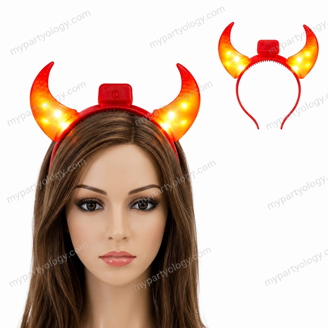 Devil Horns LED Headband