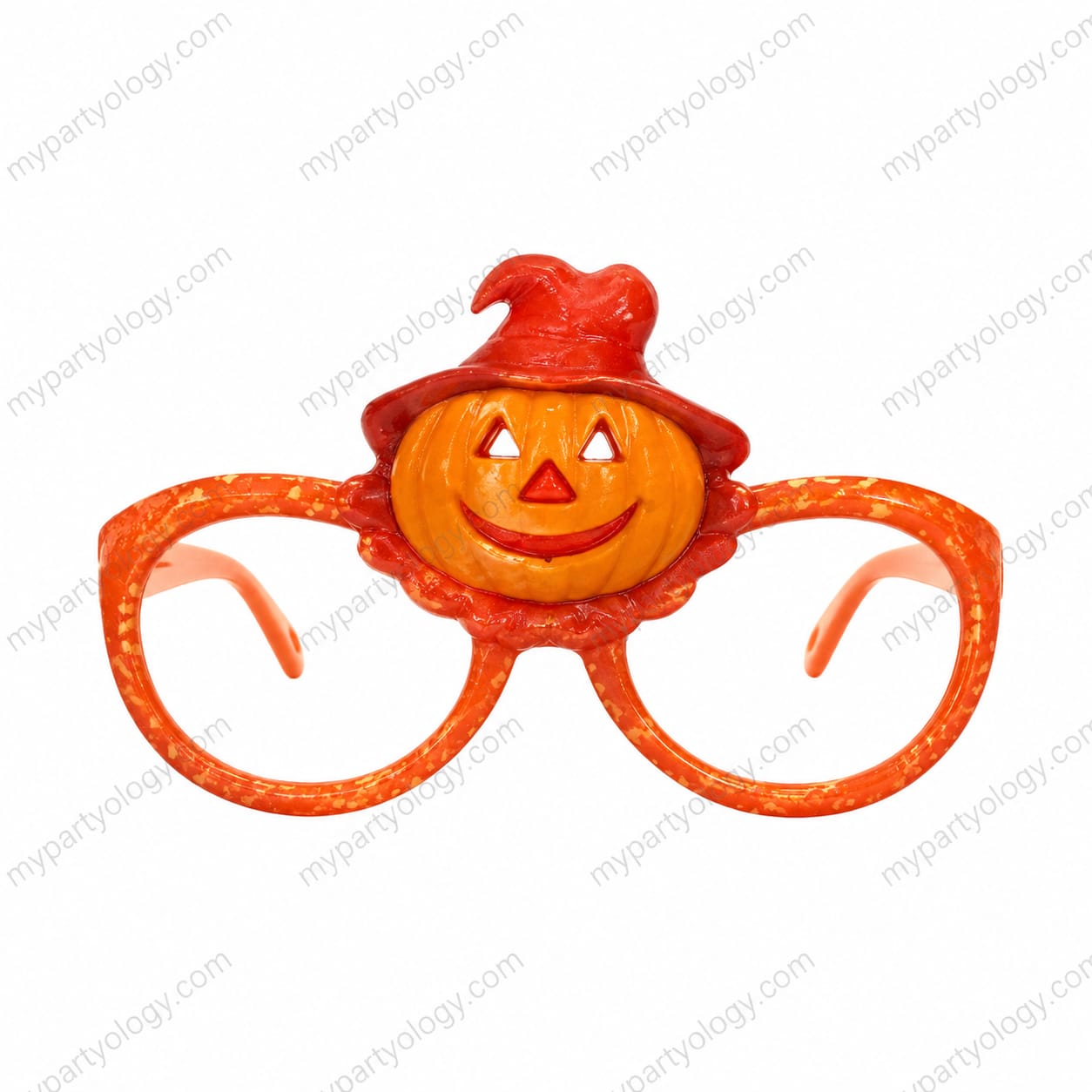 Pumpkin Plastic Fancy Goggles (Pack of 1)