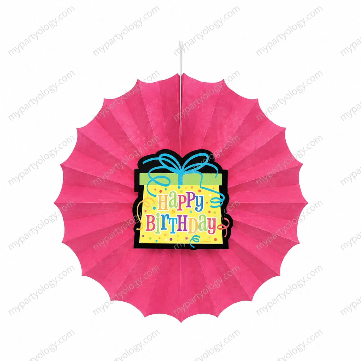 Birthday Gift Paper Fan Decoration (Pack of 1)