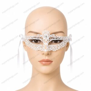 White Lace Mask (Pack of 1)