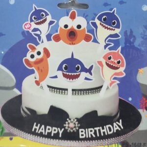 Baby Shark Paper Cake Topper