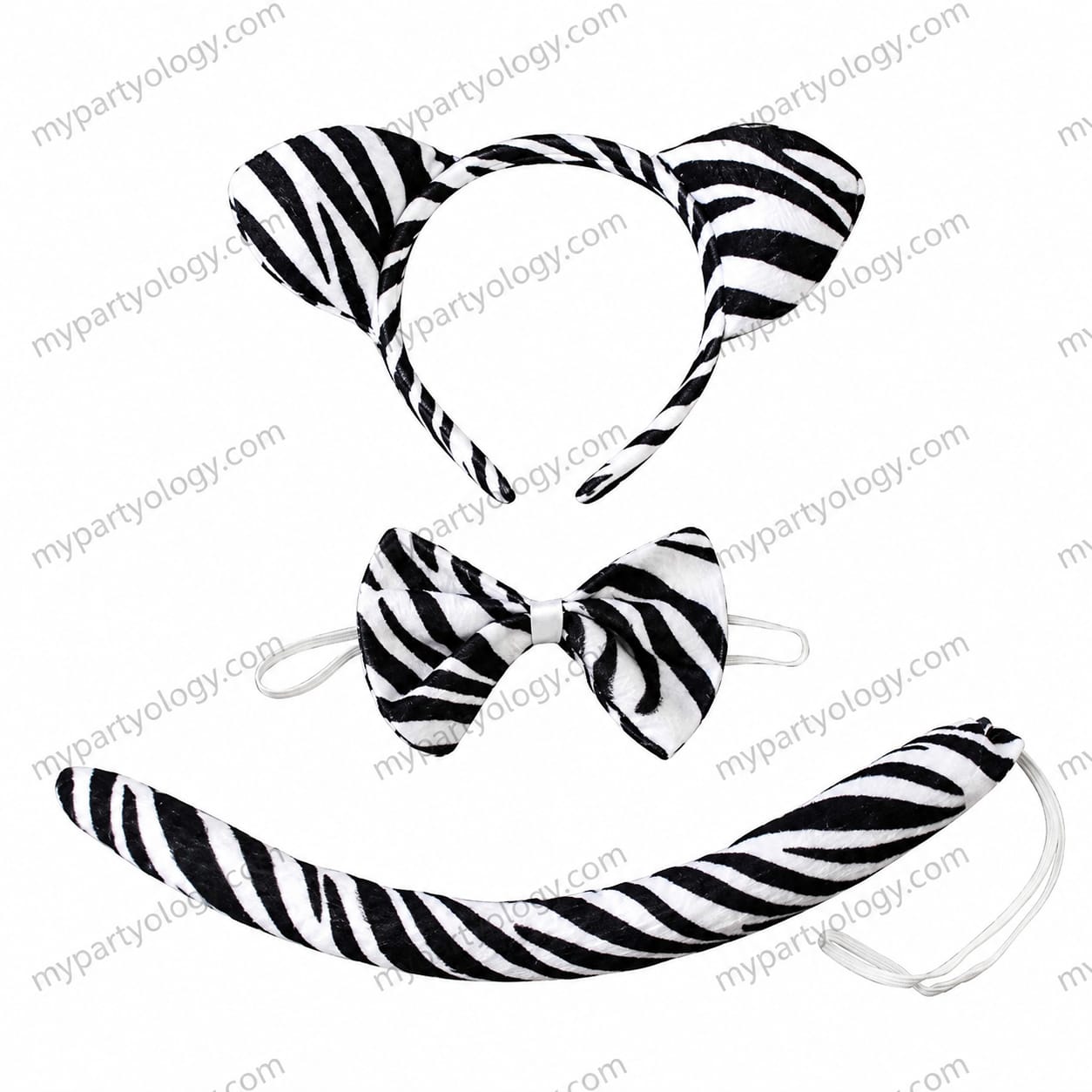 Zebra Headband Set (Pack of 3)
