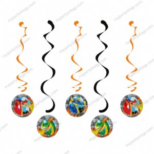 Dragons Dizzy Paper Danglers (Pack of 5)