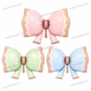 Pastel Bow 36'' Foil Balloon