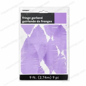 Pretty Purple Fringe Paper Garland (Pack of 1)