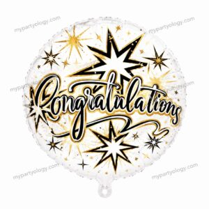 Congratulations Sparkles 18'' Foil Balloon