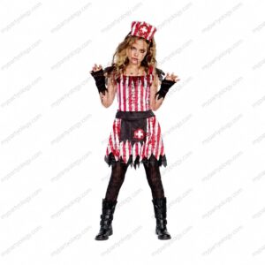 Bloody Nurse Kids Girl Costume