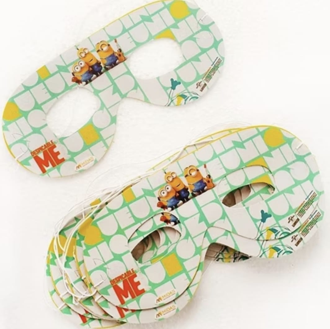 Minions Eyes Mask Green Set (Pack of 10)
