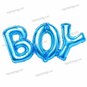Boy Blue Foil Balloon Banner