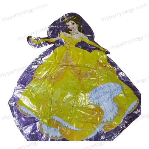 Princess Belle Purple & Gold 24'' Foil Balloon