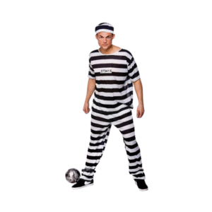 Male Adult Prisoner Costume