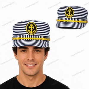 Sailor Nautical Striped Hat