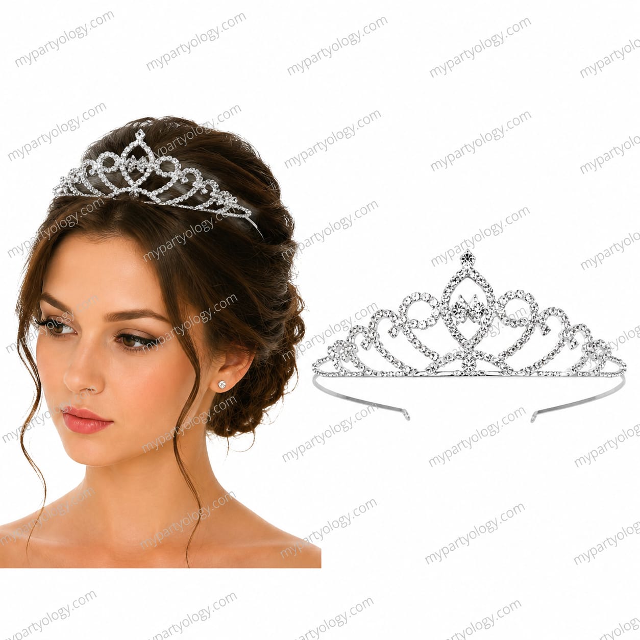 Silver Metal Tiara