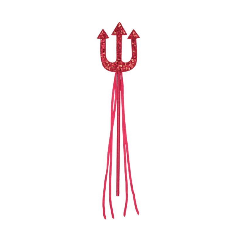 Red Sequin Devil Trident