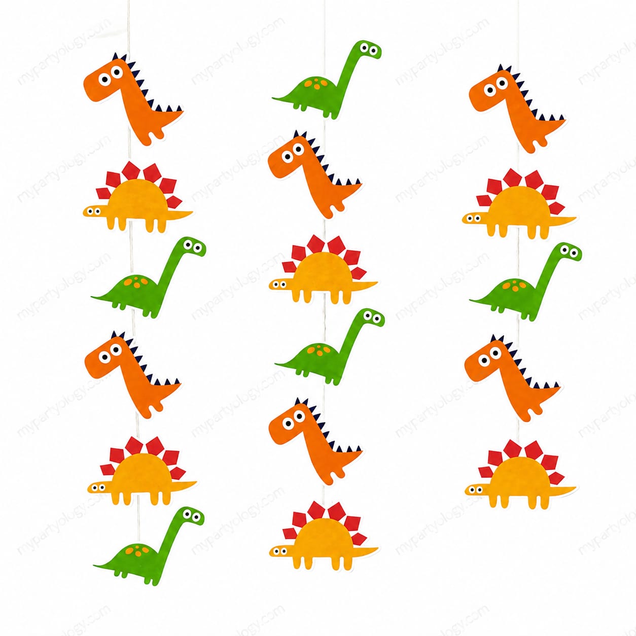 Dinosaur Paper Danglers (Pack of 3)