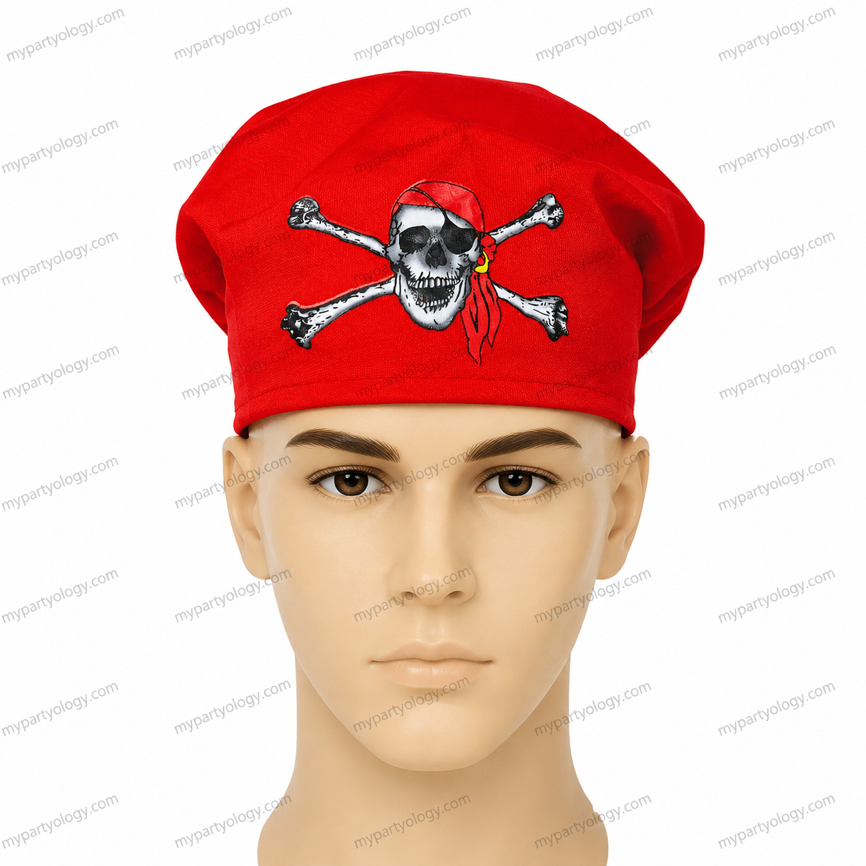 Red Pirate Bandana