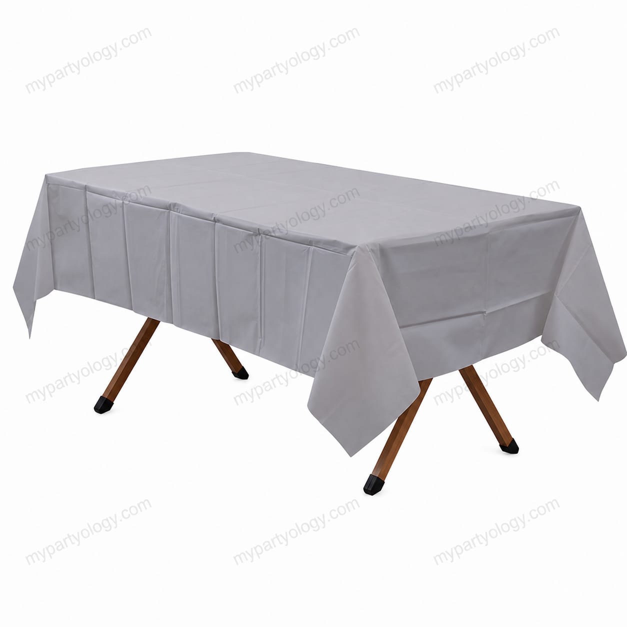 Grey Plastic Tablecloth