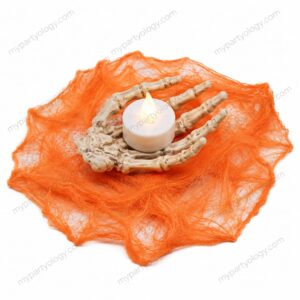 LED Skeleton Hand With Web Table Decor (Pack of 3)
