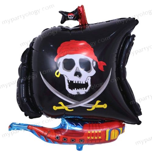 Pirate Skeleton Ship 32" Foil Balloon
