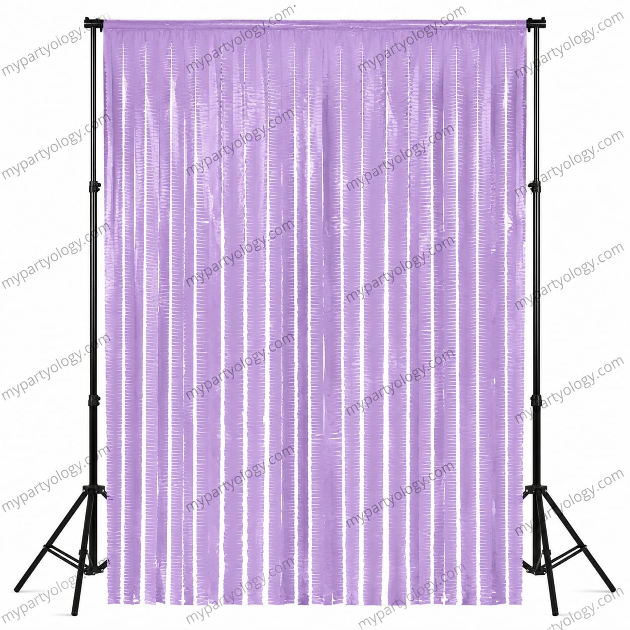 Pretty Purple Fringe Paper Garland (Pack of 1) - Image 2